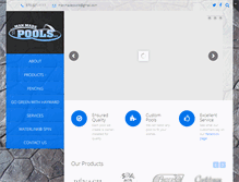 Tablet Screenshot of manmadepools.com